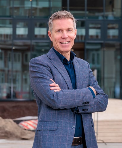 Jeroen Brinkman projectmanager bij nieuwbouw fase 1 van Noordwest Ziekenhuisgroep