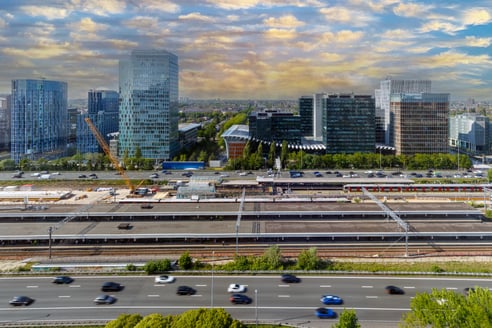 Werkzaamheden aan het spoor bij de Zuidas, Amsterdam-Zuid
