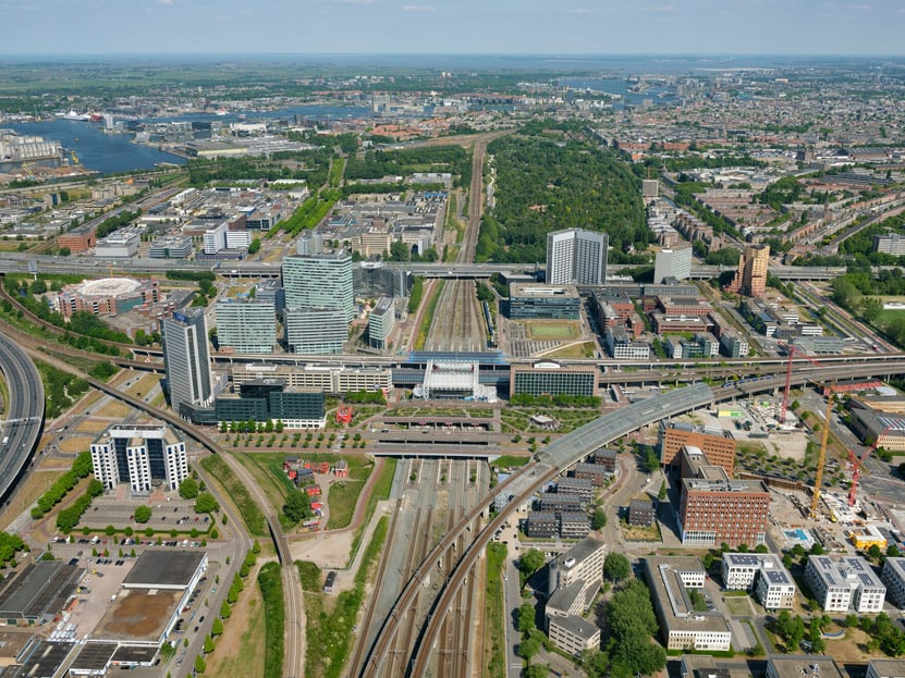 amsterdam-luchtfoto-Sloterdijk-Centrum