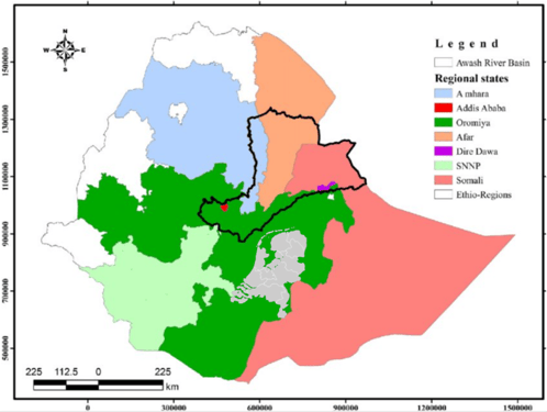 kaart-awash-rivier