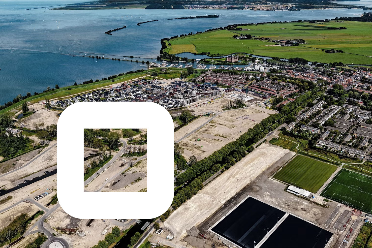 bird view van dorp